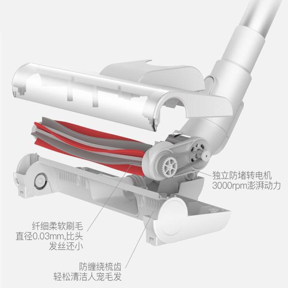 原廠配件 台灣現貨 小米 德爾瑪 VC20 plus 吸塵器 電動滾輪刷頭 地刷 圖片