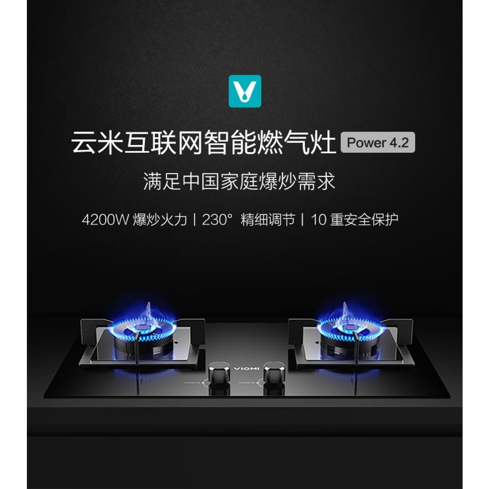 VG301-♥智慧連網 台灣現貨♥雲米 雙口 瓦斯爐 VG301 桌面/嵌入 通用